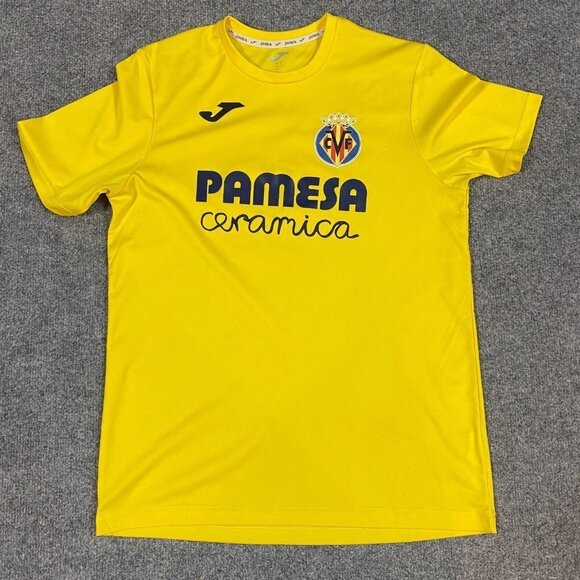 Villarreal Soccer Jersey S Yellow Official Pepe Reina Joma